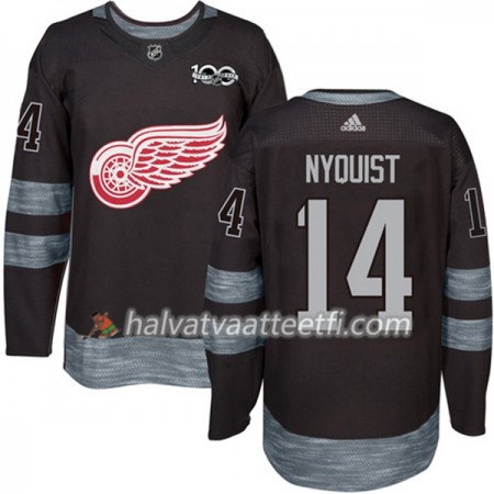 Miesten NHL Detroit Red Wings Pelipaita Gustav Nyquist 14 1917-2017 100th Anniversary Adidas Musta Authentic Miesten NHL Detroit Red Wings Pelipaita Gustav Nyquist 14 1917-2017 100th Anniversary Adidas Musta Authentic
